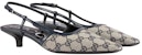 (W) Gucci 'Blue Buckle' Tapak Tinggi Sandal GG 693210-KY980-4061