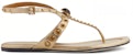 (Women) Gucci GG 'Metallic Gold Slide' 740431-0MW00-8053