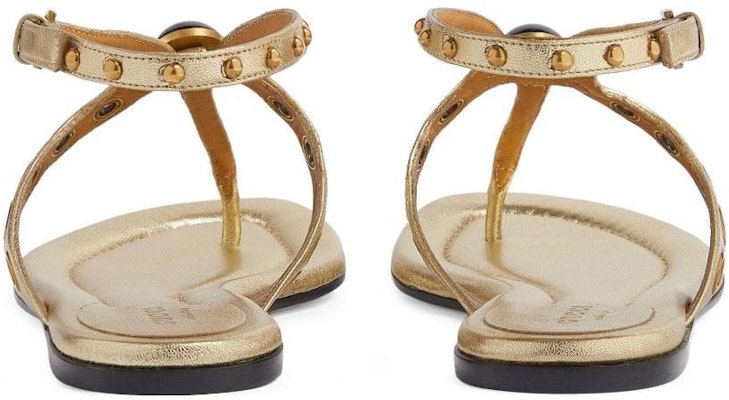 (W) Gucci GG 'Selipar Emas Metalik' 740431-0MW00-8053 Shop (W) Gucci GG 'Selipar Emas Metalik' 740431-0MW00-8053