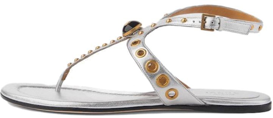 (W) Gucci GG 'Sandal Slide Perak' 740431-0MW00-8106 Buy (W) Gucci GG 'Sandal Slide Perak' 740431-0MW00-8106