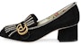 (W) Gucci GG Buckle Tumit Tinggi 'Hitam' 501002-DE8G0-1138