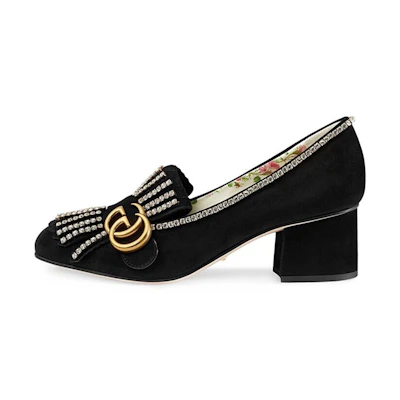 (W) Gucci GG Buckle High Heel 'Black'
