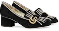 Order (W) Gucci GG Buckle Tumit Tinggi 'Hitam' 501002-DE8G0-1138