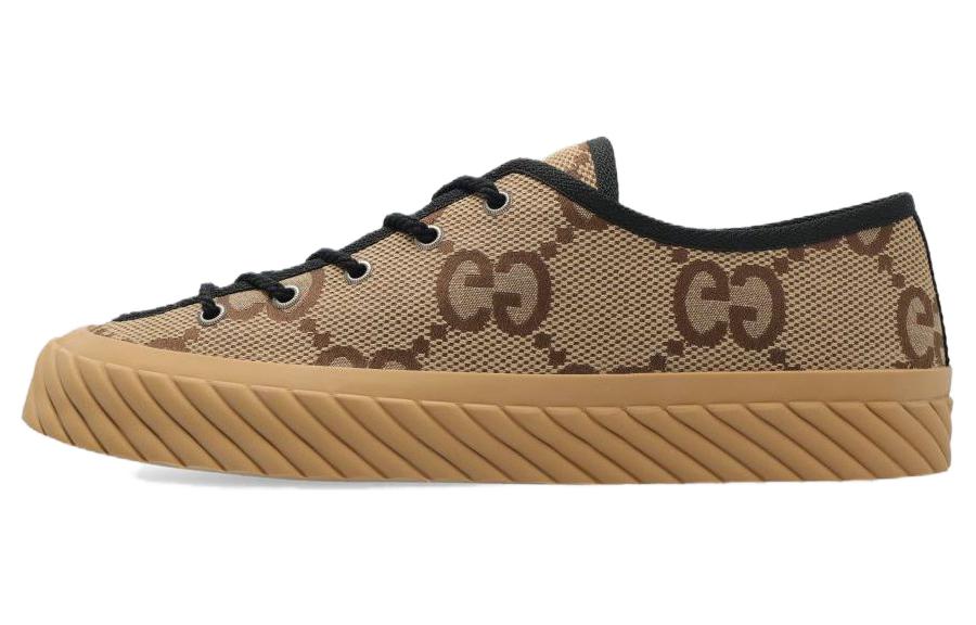 Buy GUCCI古馳 GG 帆布 時尚板鞋 女款 烏木色