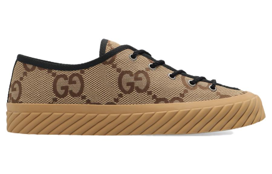 Gucci Tortuga GG Sneakers 'Tan Black' 圖 2