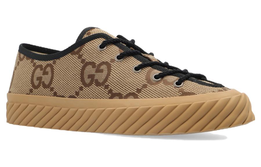 Gucci Tortuga GG Sneakers 'Tan Black' 圖 4