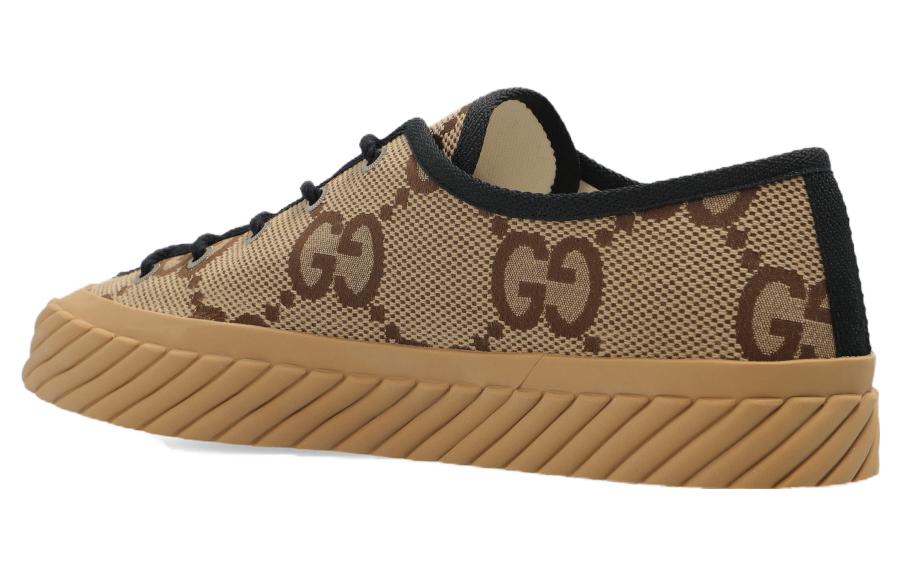 Gucci Tortuga GG Sneakers 'Tan Black' 圖 5