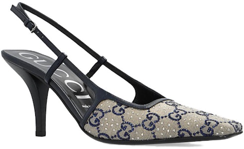 GUCCI 古馳 GG 帆布水晶涼鞋 女款 米色 Lookbook GUCCI 古馳 GG 帆布水晶涼鞋 女款 米色