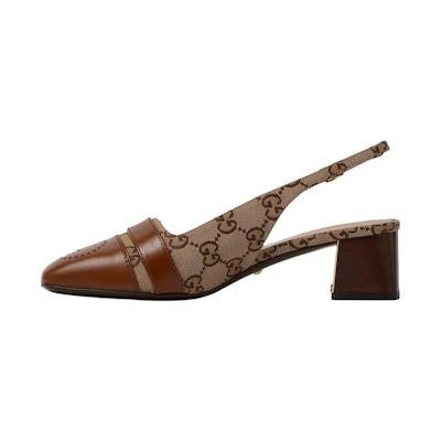 (W) Gucci GG Canvas Sandal 'Interlocking Brown'