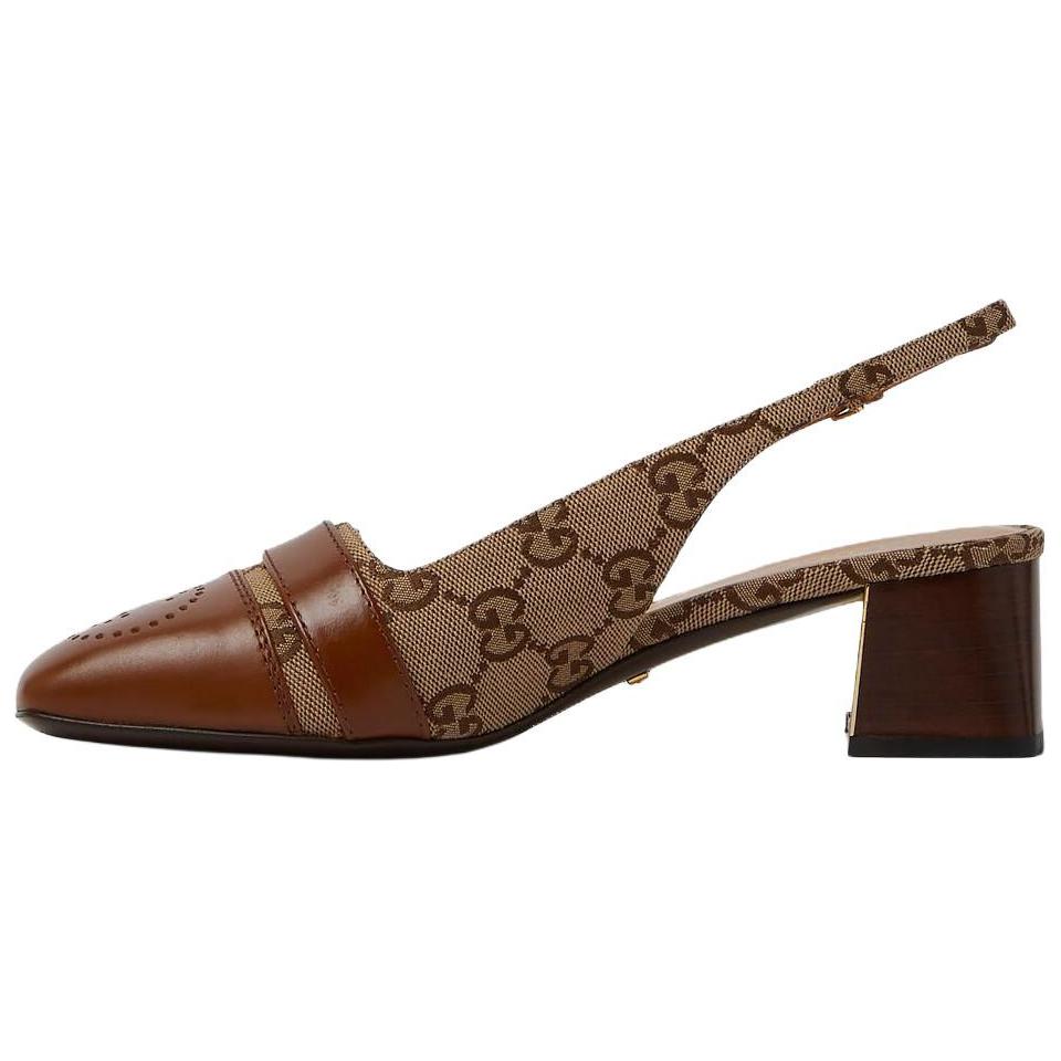 (Women) Gucci GG Canvas Sandal 'Interlocking Brown' 701717-06FA0-2565
