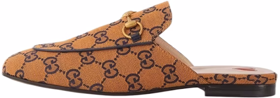 (Women) Gucci GG Canvas Sandal 'Orange Horsebit' 475094-9SF10-7171 (Women) Gucci GG Canvas Sandal 'Orange Horsebit' 475094-9SF10-7171