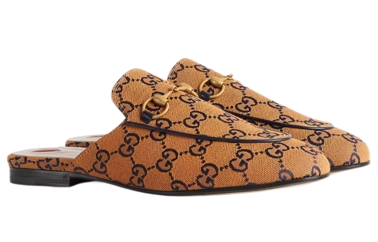 Order (W) Gucci GG Kanvas Sandal 'Orange Horsebit' 475094-9SF10-7171