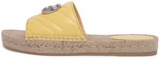 (Women) Gucci GG Canvas Slides 'Yellow' 628106-BKO00-7412 (Women) Gucci GG Canvas Slides 'Yellow' 628106-BKO00-7412