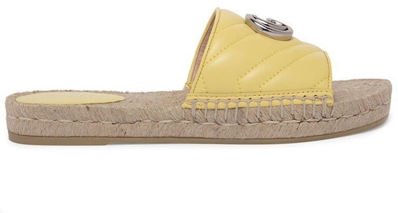 (W) 古驰 GG 帆布拖鞋 '黄色' 628106-BKO00-7412 Order (W) 古驰 GG 帆布拖鞋 '黄色' 628106-BKO00-7412