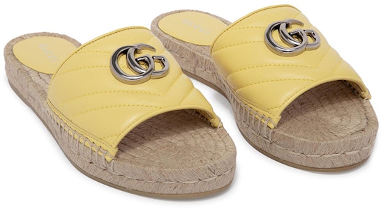 (W) 古驰 GG 帆布拖鞋 '黄色' 628106-BKO00-7412 Lookbook (W) 古驰 GG 帆布拖鞋 '黄色' 628106-BKO00-7412
