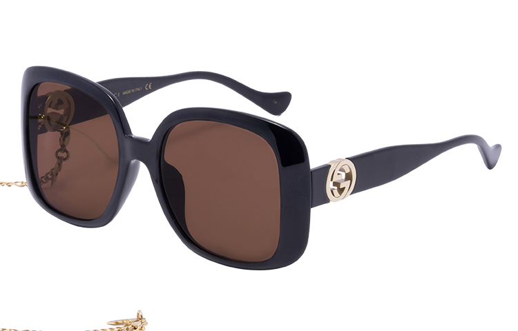 (Women) GUCCI GG Chain Square Sunglasses for Women GG1029SA-005 57 圖 3