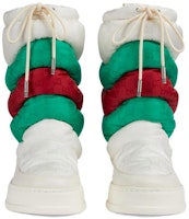 (W) Gucci Sepatu Boot Salju Mid-Top 'Kenyamanan Ujung Bundar Putih' 767234-FACPB-9162 Lookbook (W) Gucci Sepatu Boot Salju Mid-Top 'Kenyamanan Ujung Bundar Putih' 767234-FACPB-9162