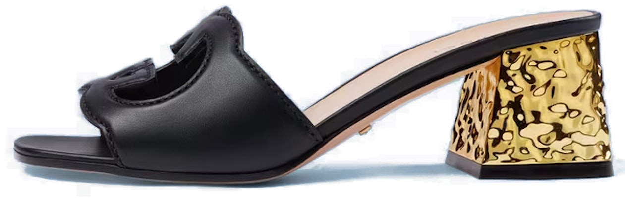 (Women) Gucci GG Cut-Out Detail Sandals 'Black' 694450-US000-1000 Buy (Women) Gucci GG Cut-Out Detail Sandals 'Black' 694450-US000-1000