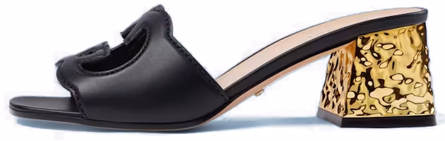 (Women) Gucci GG Cut-Out Detail Sandals 'Black' 694450-US000-1000 (Women) Gucci GG Cut-Out Detail Sandals 'Black' 694450-US000-1000