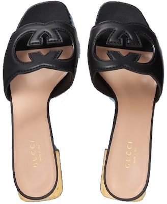 (W) Sandal Gucci GG Hitam dengan Detail Cut-Out 694450-US000-1000 Lookbook (W) Sandal Gucci GG Hitam dengan Detail Cut-Out 694450-US000-1000