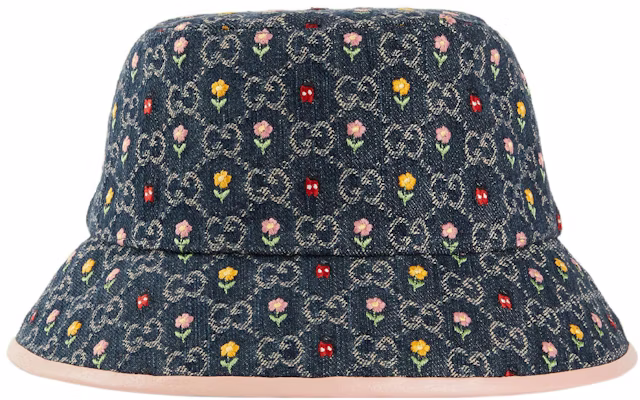 (W) GUCCI GG 刺繡丹寧棉質漁夫帽 女士帽款 701697-3HAJC-4472 Order (W) GUCCI GG 刺繡丹寧棉質漁夫帽 女士帽款 701697-3HAJC-4472