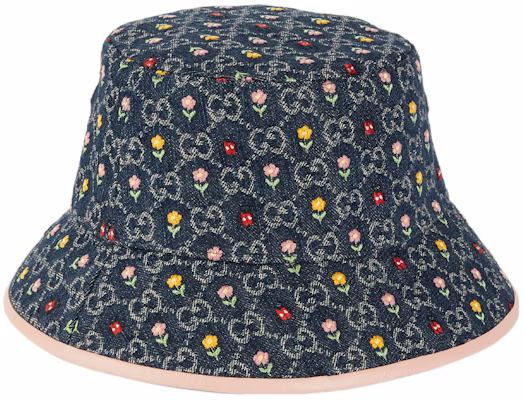 (W) GUCCI GG 刺繡丹寧棉質漁夫帽 女士帽款 701697-3HAJC-4472 Lookbook (W) GUCCI GG 刺繡丹寧棉質漁夫帽 女士帽款 701697-3HAJC-4472