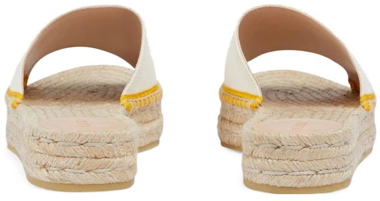 (W) Gucci GG Geborduurde Canvas Espadrille Slide ''Wit'' 725832-KIFD0-9174 Shop (W) Gucci GG Geborduurde Canvas Espadrille Slide ''Wit'' 725832-KIFD0-9174