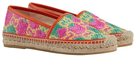 (W) Gucci GG Espadrille Espiga de Paja y Cuero 'Multicolor' 703613-UYG10-8360 Lookbook (W) Gucci GG Espadrille Espiga de Paja y Cuero 'Multicolor' 703613-UYG10-8360