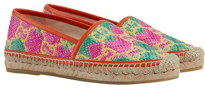 (W) Gucci GG Espadrille Espiga de Paja y Cuero 'Multicolor' 703613-UYG10-8360 Lookbook (W) Gucci GG Espadrille Espiga de Paja y Cuero 'Multicolor' 703613-UYG10-8360