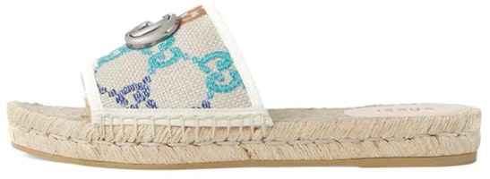 (W) グッチ GG エスパドリーユ スライド (マルチ) 678037-UFT70-8470 Buy (W) グッチ GG エスパドリーユ スライド (マルチ) 678037-UFT70-8470