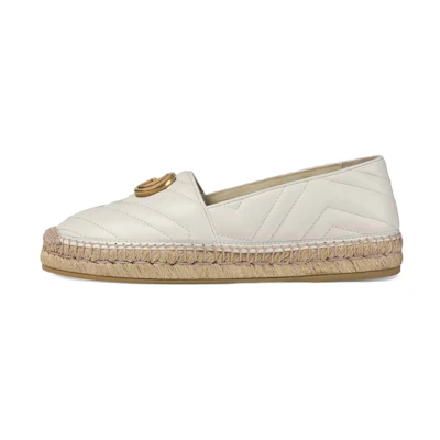 (W) Gucci GG Espadrilles 'Great White'
