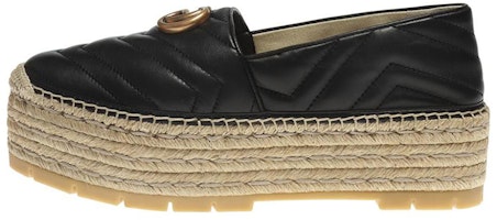 (Women) Gucci GG Espadrilles Double Platform 'Black' 551884-BKO00-1000 (Women) Gucci GG Espadrilles Double Platform 'Black' 551884-BKO00-1000
