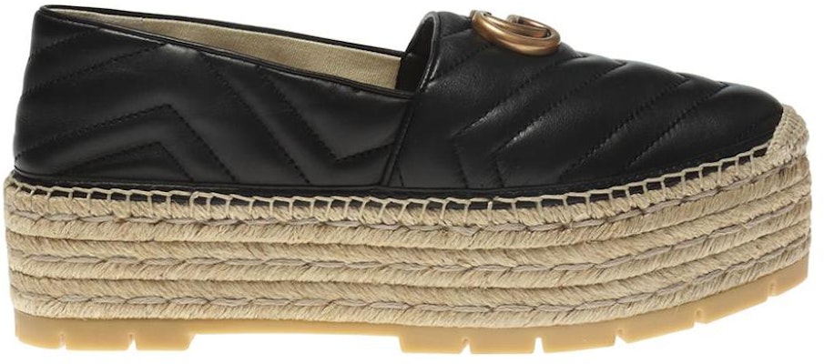 (Women) Gucci GG Espadrilles Double Platform 'Black' 551884-BKO00-1000 Order (Women) Gucci GG Espadrilles Double Platform 'Black' 551884-BKO00-1000