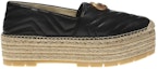 Order (W) Gucci GG Espadrilles Platform Berganda 'Hitam' 551884-BKO00-1000