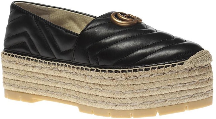 (Women) Gucci GG Espadrilles Double Platform 'Black' 551884-BKO00-1000 Shop (Women) Gucci GG Espadrilles Double Platform 'Black' 551884-BKO00-1000
