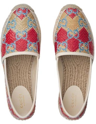 (Women) Gucci GG Fabric Espadrille 'Thick Sole Multicolor' 703603-UYG10-9570 Shop (Women) Gucci GG Fabric Espadrille 'Thick Sole Multicolor' 703603-UYG10-9570