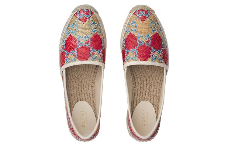 Purchase (W) Gucci GG织物厚底多色休闲帆布鞋 703603-UYG10-9570