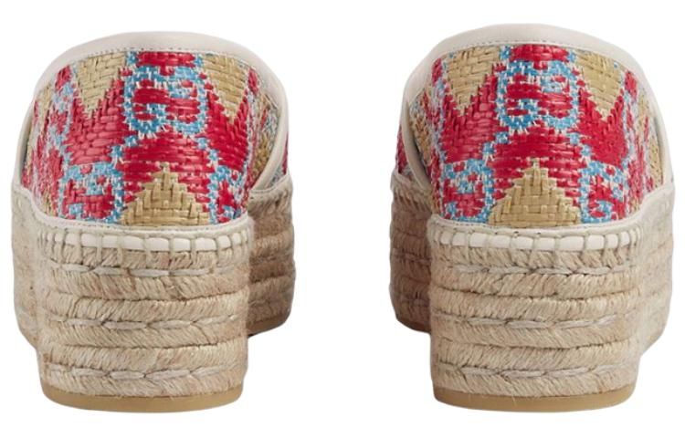 Details for (W) Gucci GG织物厚底多色休闲帆布鞋 703603-UYG10-9570