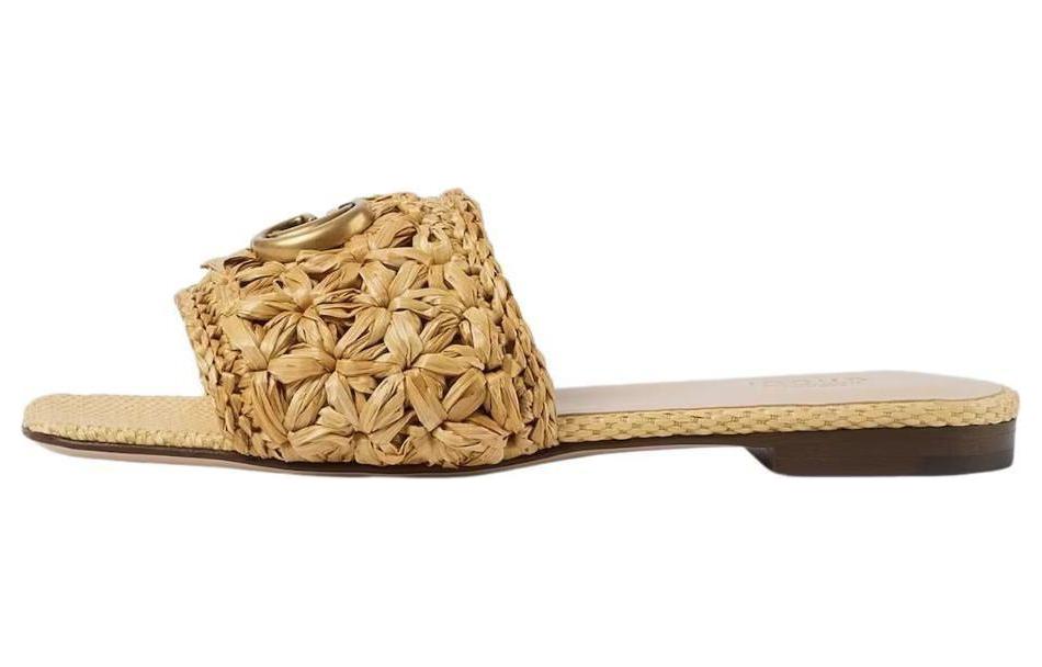 (Women) Gucci GG Fabric Slides 'Beige' 703625-U4H00-9800