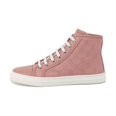 (W) Gucci GG High 'Logo Print - Soft Pink'
