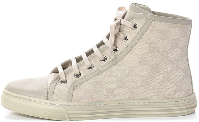 GUCCI 古馳 Monogram 時尚萬用休閒帆布鞋 女款 白色 懷舊款 Buy GUCCI 古馳 Monogram 時尚萬用休閒帆布鞋 女款 白色 懷舊款