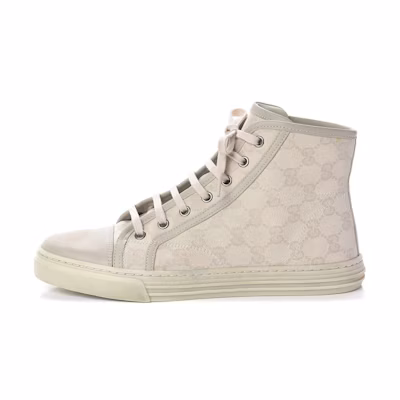 (W) Gucci GG High 'Logo Print - White'