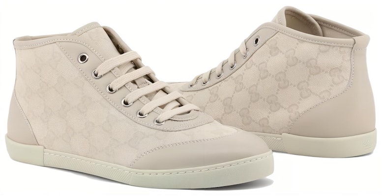 GUCCI 古馳 Monogram 時尚萬用休閒帆布鞋 女款 白色 懷舊款 Lookbook GUCCI 古馳 Monogram 時尚萬用休閒帆布鞋 女款 白色 懷舊款