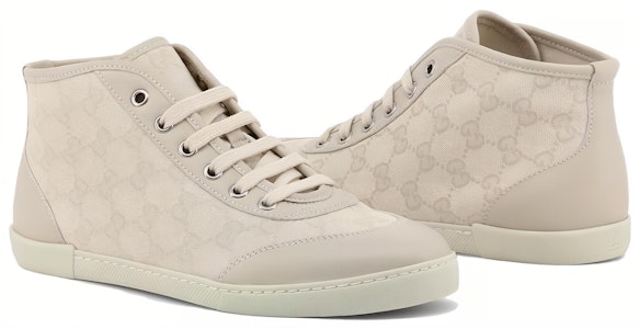 (W) グッチ GG ハイ ロゴプリント (ホワイト) 426186-FV590-9073 Lookbook (W) グッチ GG ハイ ロゴプリント (ホワイト) 426186-FV590-9073