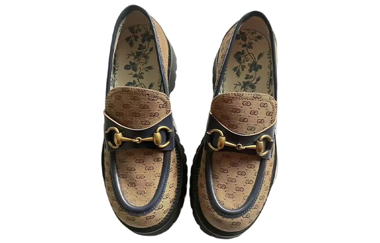 (Women) Gucci GG Horsebit Loafers 'Beige Brown' 661536-99WP0-2671