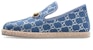 (W) Gucci GG Lame 'Loafer Biru Horsebit' 575850-2C840-4693