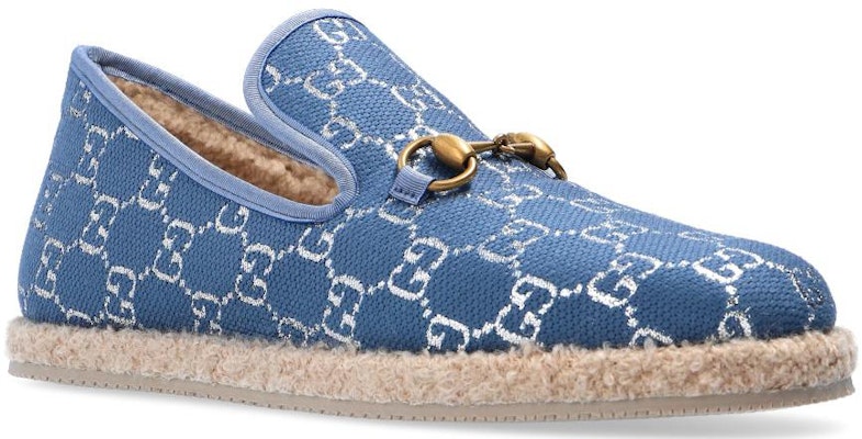 (Women) Gucci GG Lame 'Blue Horsebit Loafer' 575850-2C840-4693 Lookbook (Women) Gucci GG Lame 'Blue Horsebit Loafer' 575850-2C840-4693