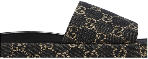 (W) Sandal Platform Gucci GG Lame 'Hitam' 623212-UN300-1289 Order (W) Sandal Platform Gucci GG Lame 'Hitam' 623212-UN300-1289