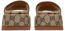 Cheap (W) Sandal Platform Gucci GG Lame 'Monogram Unta' 623212-UKO00-2580