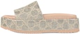 (W) Sandal Slide Gucci GG Lame 'Perak' 623212-2AW00-1066